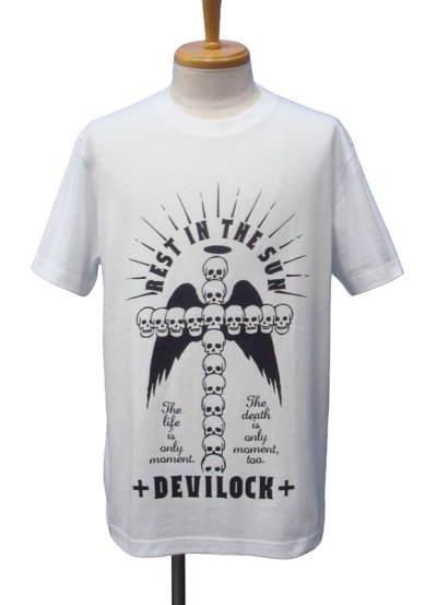 画像1: DEVILOCK デビロック REST IN THE SUN Tシャツ