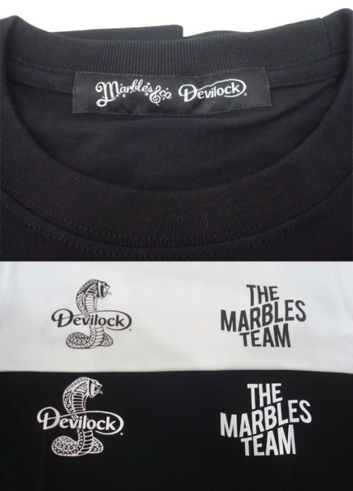他の写真3: DEVILOCK デビロック × MARBLES マーブルズ "Cobra Team" Tシャツ