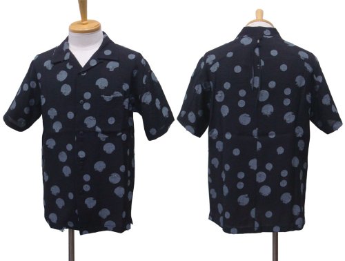 他の写真1: STRUM ストラム レーヨンナイロン 水玉(アセテート) カットジャガード 半袖シャツ
