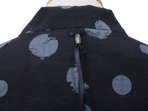 他の写真3: STRUM ストラム レーヨンナイロン 水玉(アセテート) カットジャガード 半袖シャツ