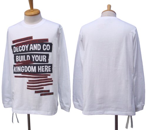 他の写真1: DECOY&CO. デコイアンドシーオー Your Kingdom ロングスリーブ Tシャツ