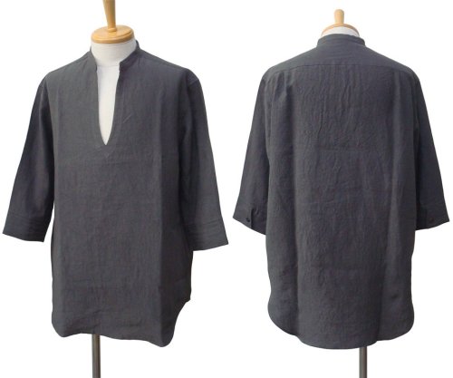 他の写真1: ISAMU KATAYAMA BACKLASH イサムカタヤマ バックラッシュ "Natural Linen product" リネン スキッパーシャツ