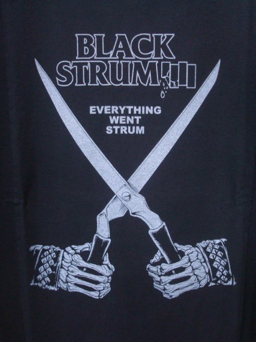 他の写真2: STRUM ストラム 30/- ナチュラルソフト天竺 BLACK STRUM クルーネックTシャツ