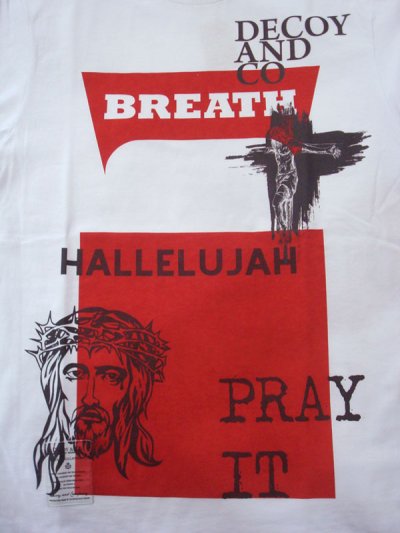 画像2: DECOY&CO. デコイアンドシーオー Pray With Breath Tシャツ