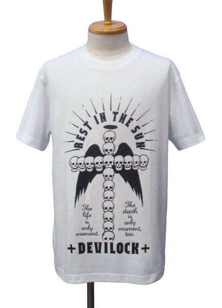 画像1: DEVILOCK デビロック REST IN THE SUN Tシャツ (1)