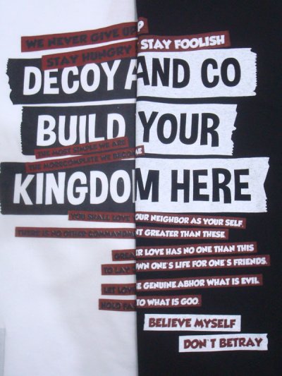 画像2: DECOY&CO. デコイアンドシーオー Your Kingdom Tシャツ