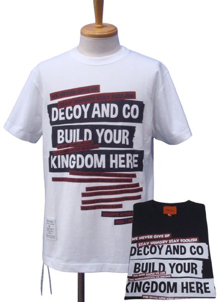 画像1: DECOY&CO. デコイアンドシーオー Your Kingdom Tシャツ (1)