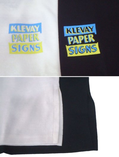 画像3: ISAMU KATAYAMA BACKLASH イサムカタヤマ バックラッシュ × Klevay Paper Signs プリントTシャツ