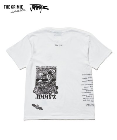 画像1: CRIMIE クライミー × JIMMY'Z ジミーズ Z SKULL Tシャツ WHT