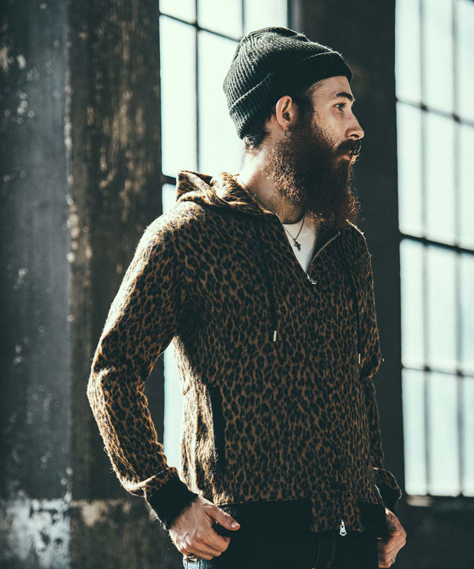 CRIMIE LEOPARDO WOOL SHIRT